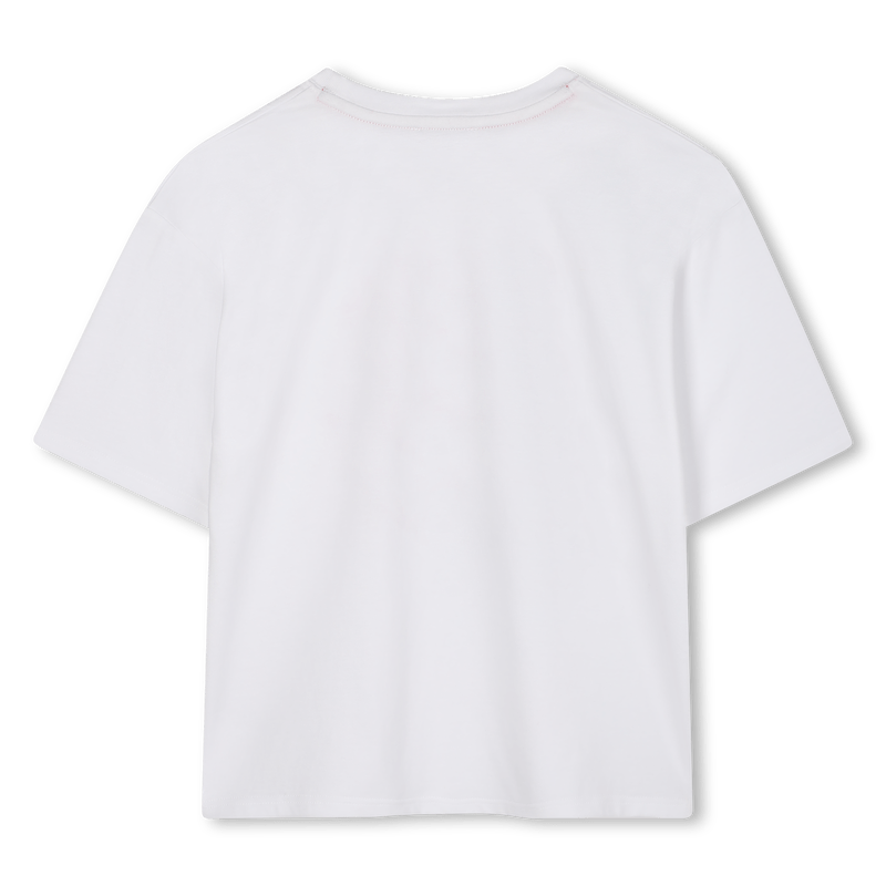 T - SHIRT BIANCA CON LOGO ROSSO MARC JACOBS - Angel Luxury