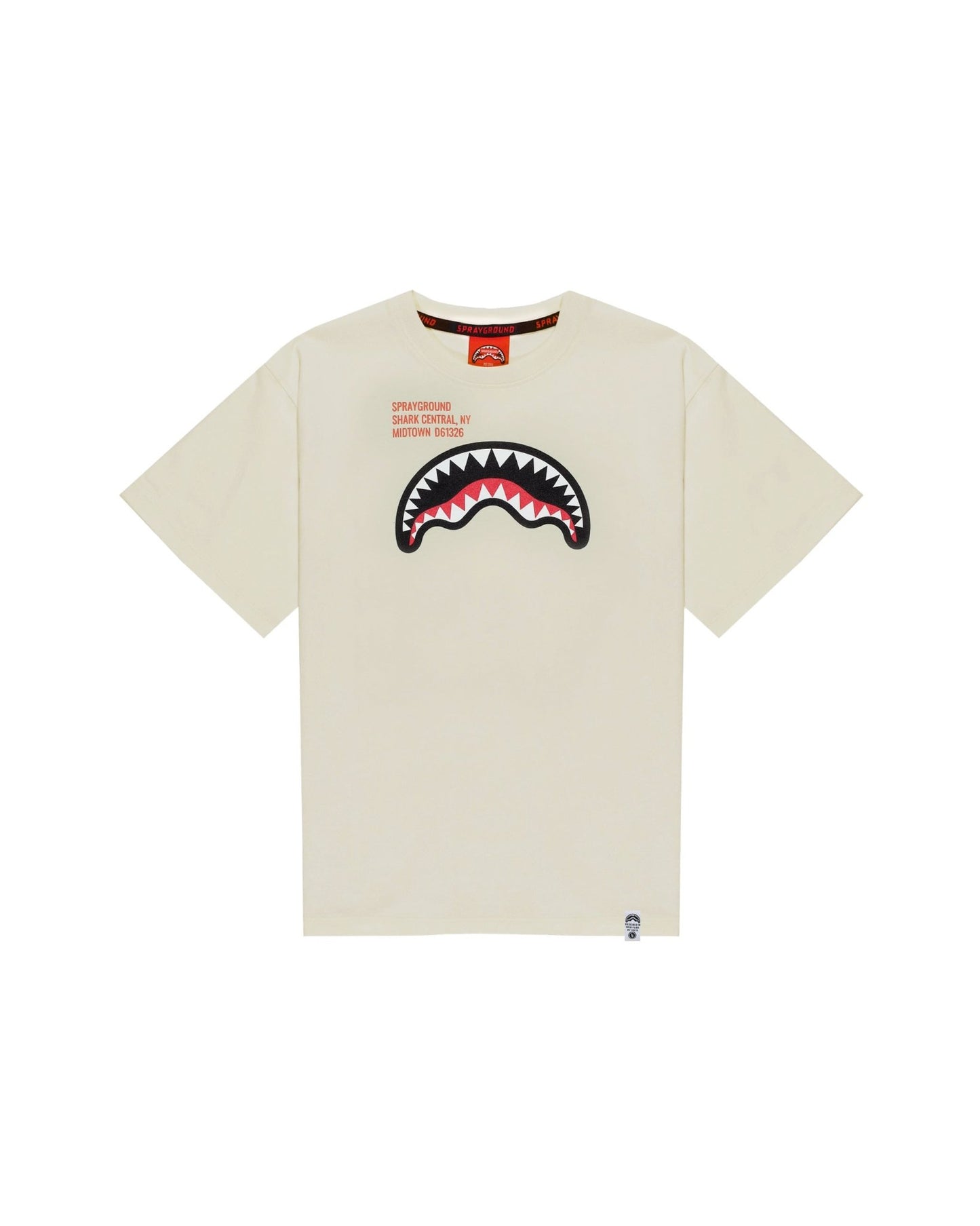 T - SHIRT BIANCA CON LOGO SPRAYGROUND - Angel Luxury
