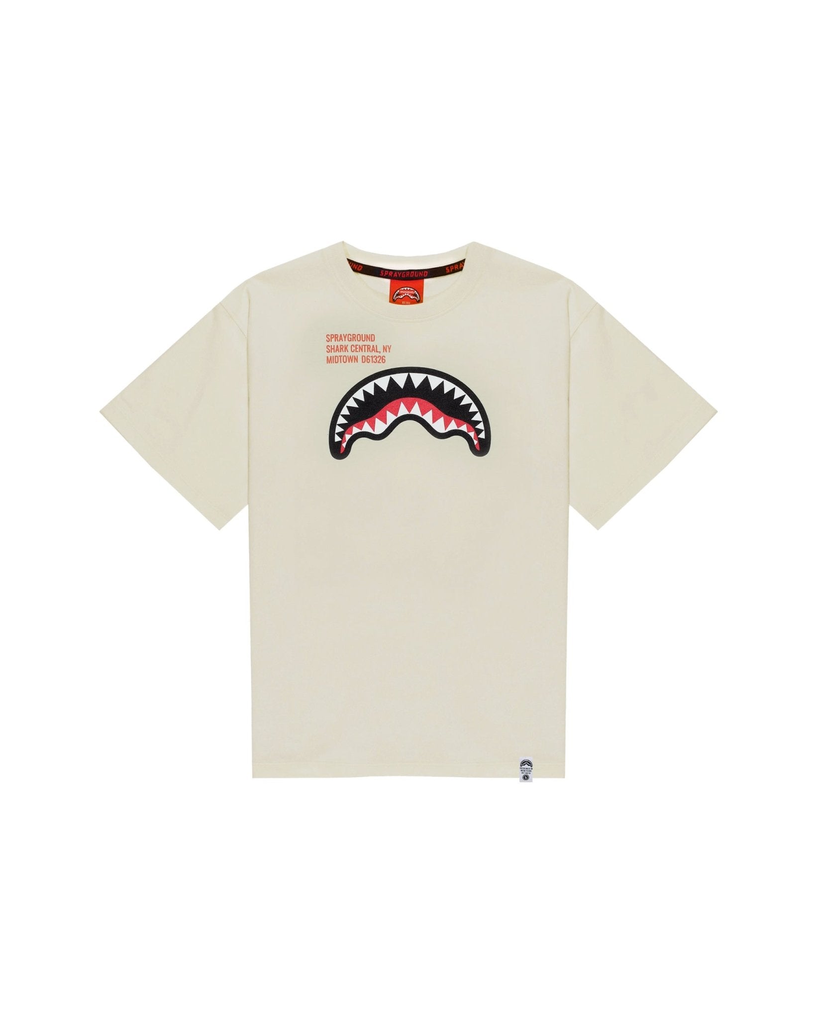 T - SHIRT BIANCA CON LOGO SPRAYGROUND - Angel Luxury