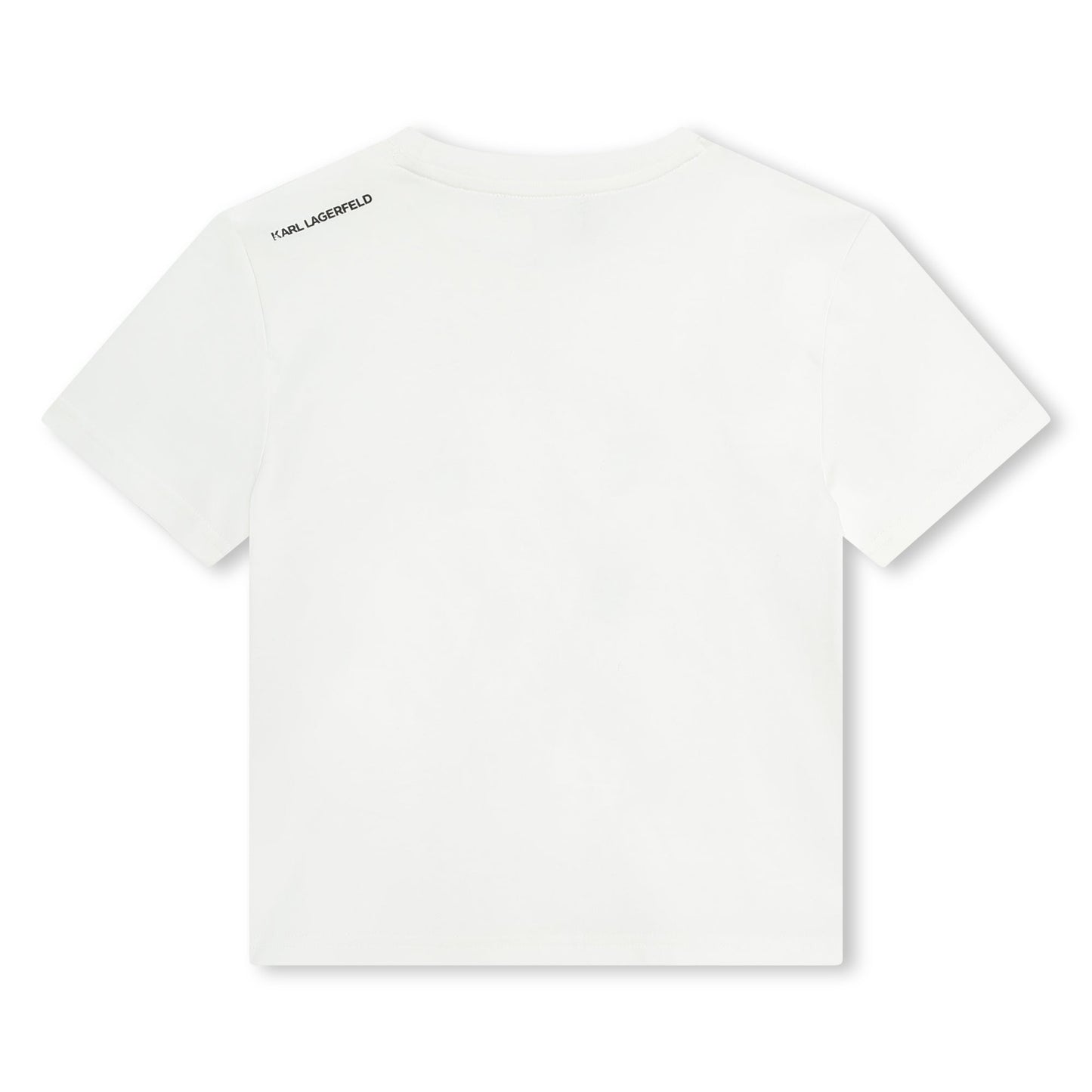 T - SHIRT BIANCA CON LOGO VERDE KARL LAGERFELD - Angel Luxury