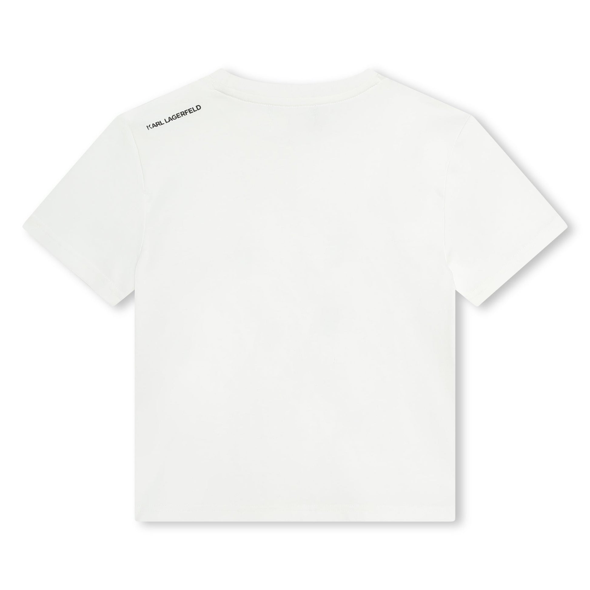 T - SHIRT BIANCA CON LOGO VERDE KARL LAGERFELD - Angel Luxury