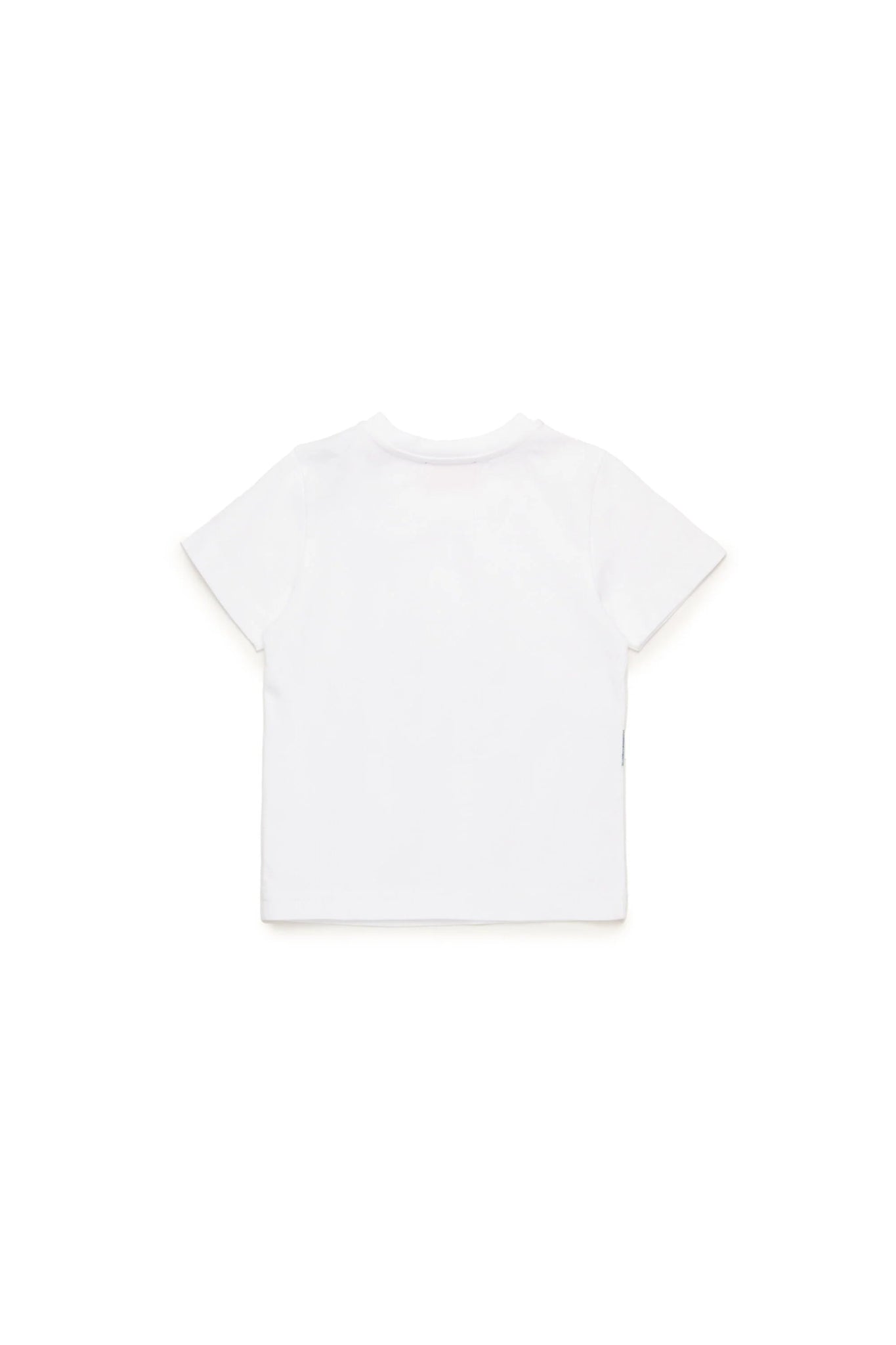 T - SHIRT BIANCA CON MARSUPIO EFFETTO IN DENIM DIESEL - Angel Luxury