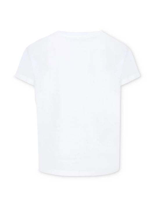 T - SHIRT BIANCA CON OCCHIALI A CUORE STELLA MCCARTNEY - Angel Luxury
