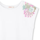 T - SHIRT BIANCA CON PAILLETTES BILLIEBLUSH - Angel Luxury