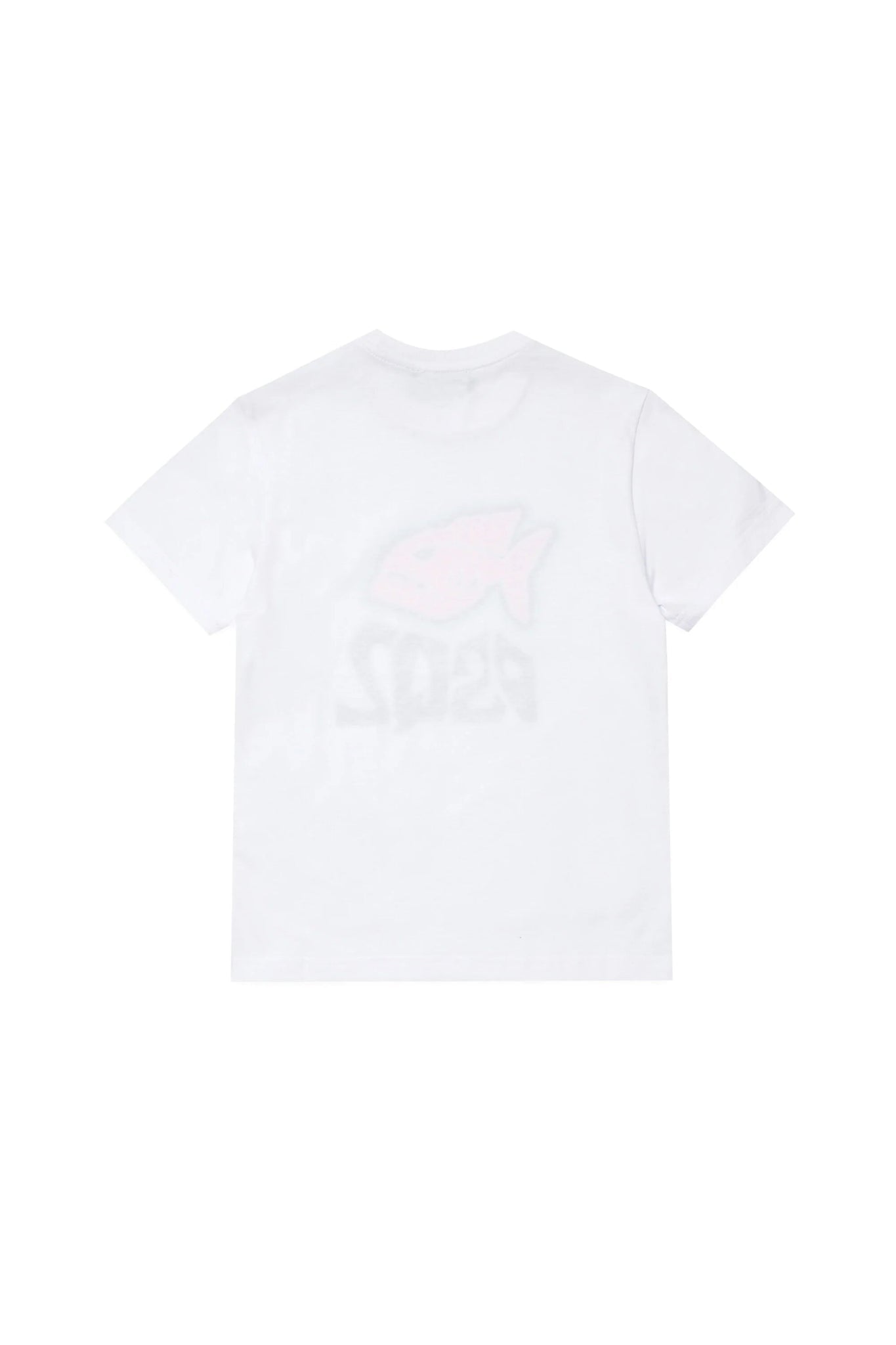 T-SHIRT BIANCA CON PIRANHA DSQUARED2 - Angel Luxury