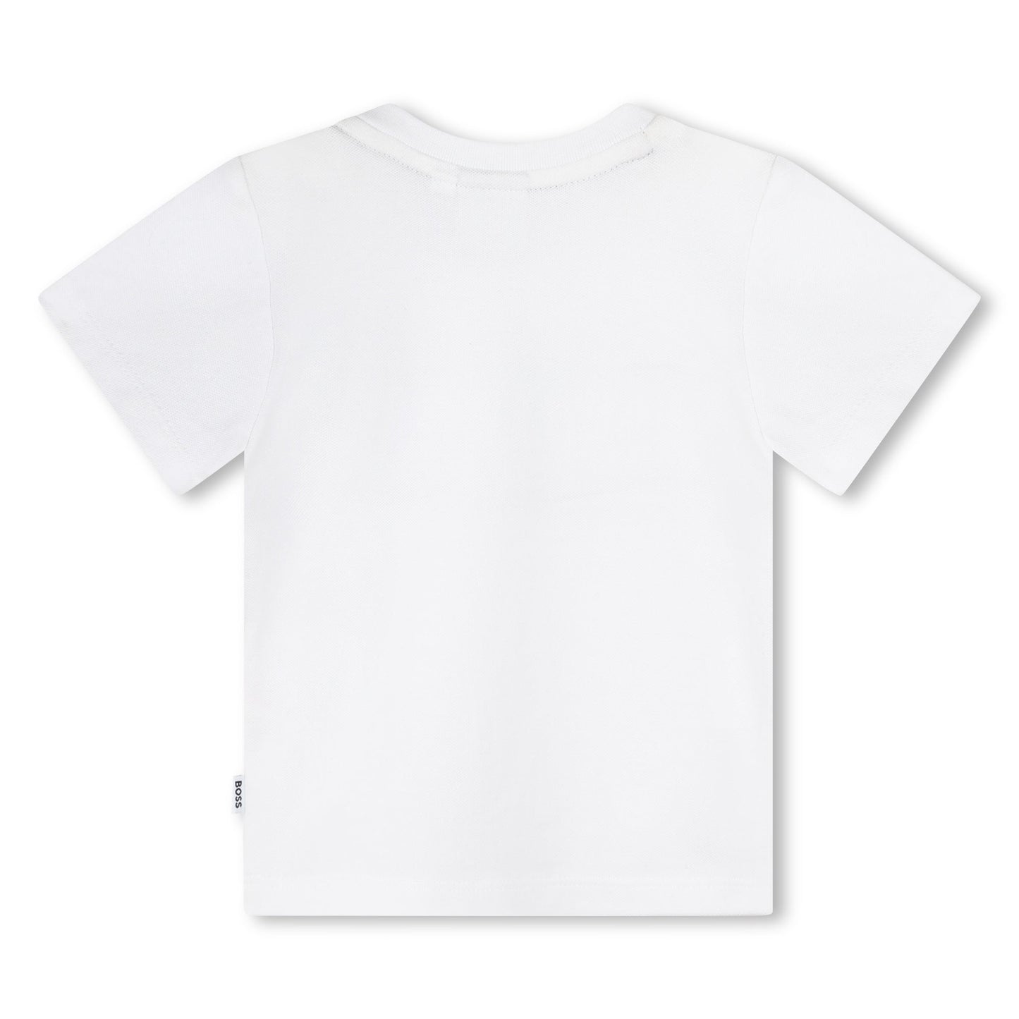 T - SHIRT BIANCA CON SCRITTA BOSS - Angel Luxury