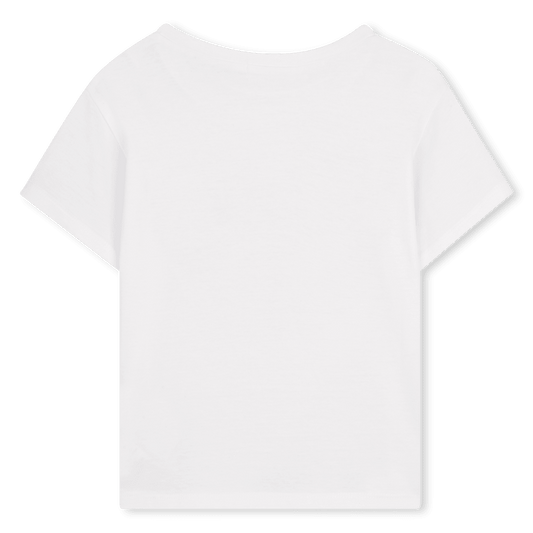 T - SHIRT BIANCA CON STAMPA A FIORI BILLIEBLUSH - Angel Luxury