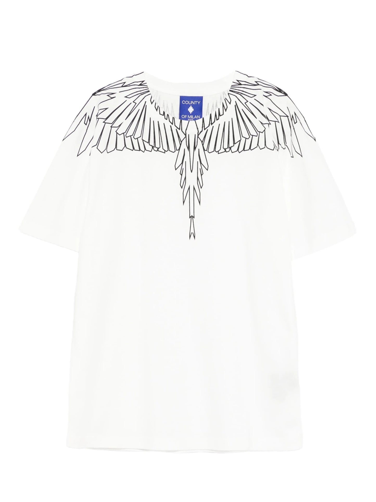 T - SHIRT BIANCA CON STAMPA ALI MARCELO BURLON - Angel Luxury