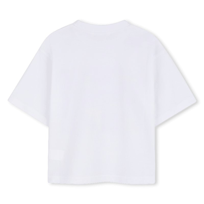 T - SHIRT BIANCA CON STAMPA BILLIEBLUSH - Angel Luxury