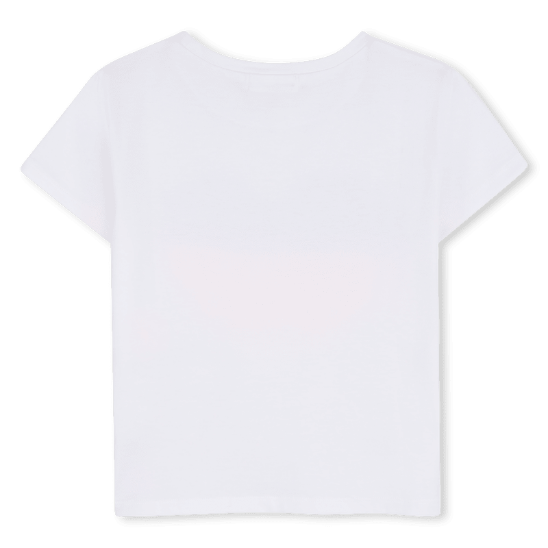 T - SHIRT BIANCA CON STAMPA BILLIEBLUSH - Angel Luxury
