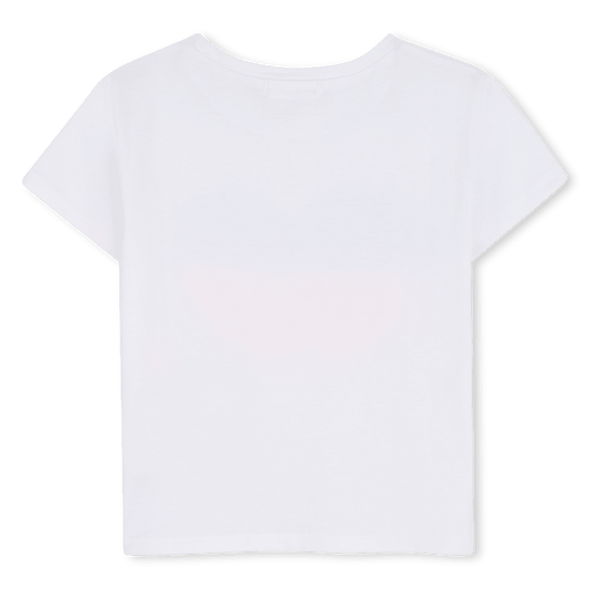T - SHIRT BIANCA CON STAMPA BILLIEBLUSH - Angel Luxury