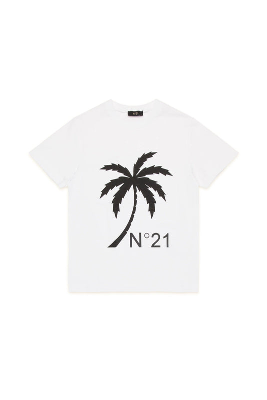 T - SHIRT BIANCA CON STAMPA N21 - Angel Luxury