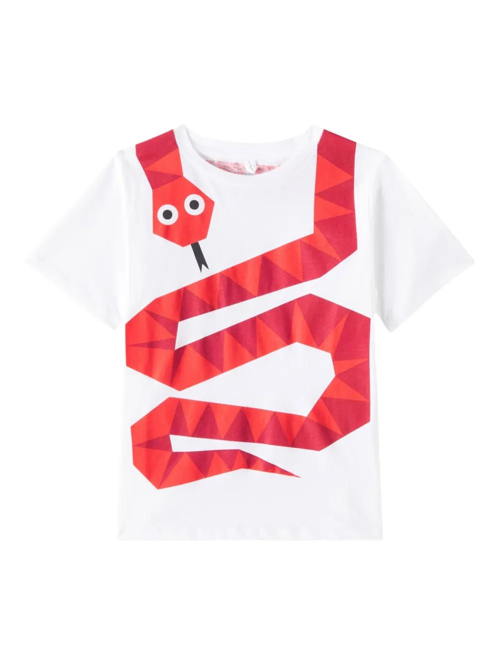 T - SHIRT BIANCA CON STAMPA SERPENTE STELLA MCCARTNEY - Angel Luxury