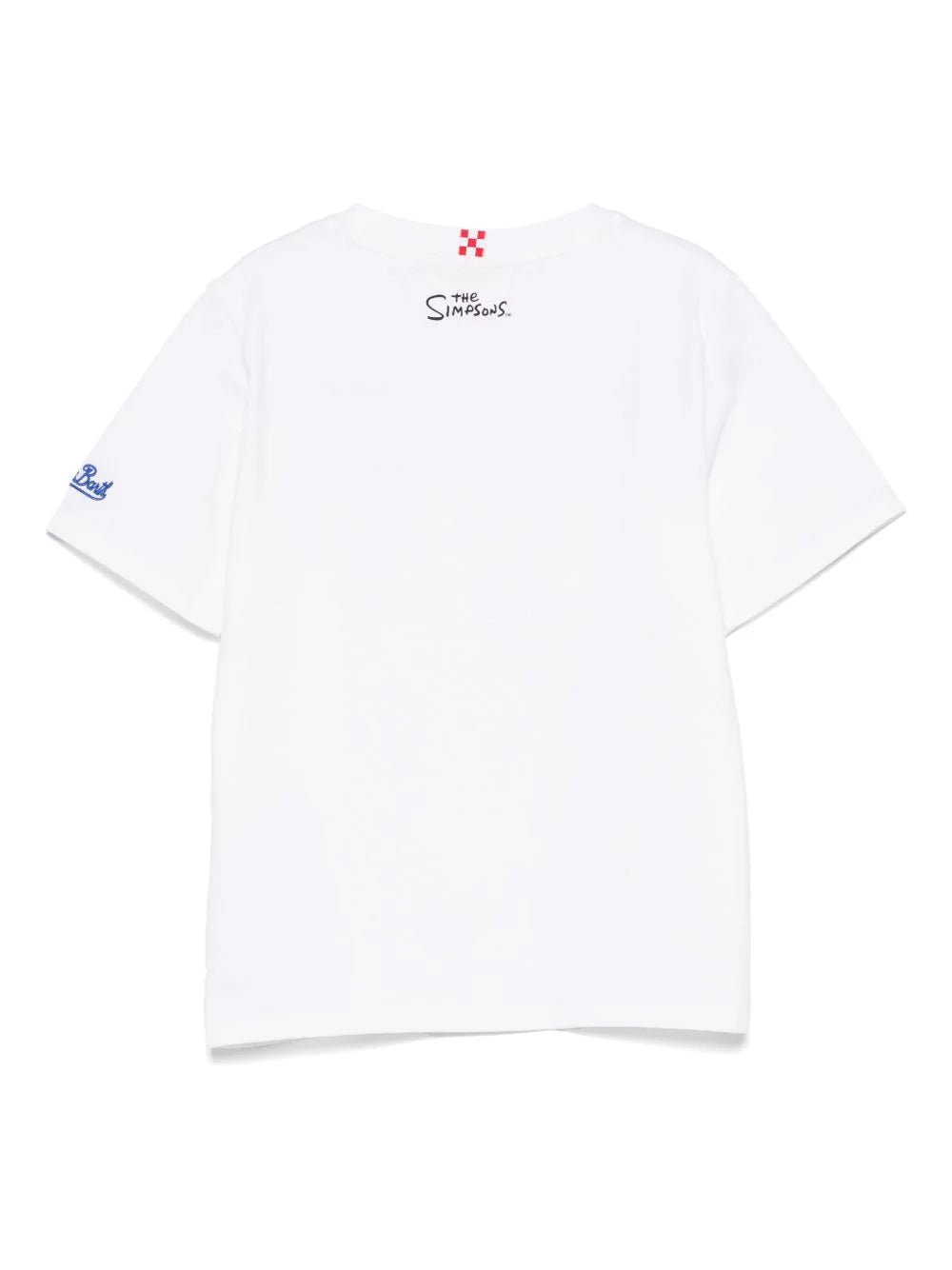 T - SHIRT BIANCA CON STAMPA SIMPSON MC2 SAINT BARTH - Angel Luxury