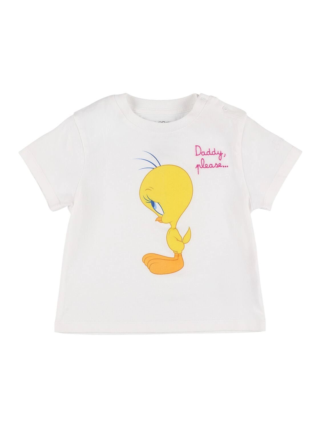 T - SHIRT BIANCA CON STAMPA TWEETY MC2 SAINT BARTH - Angel Luxury