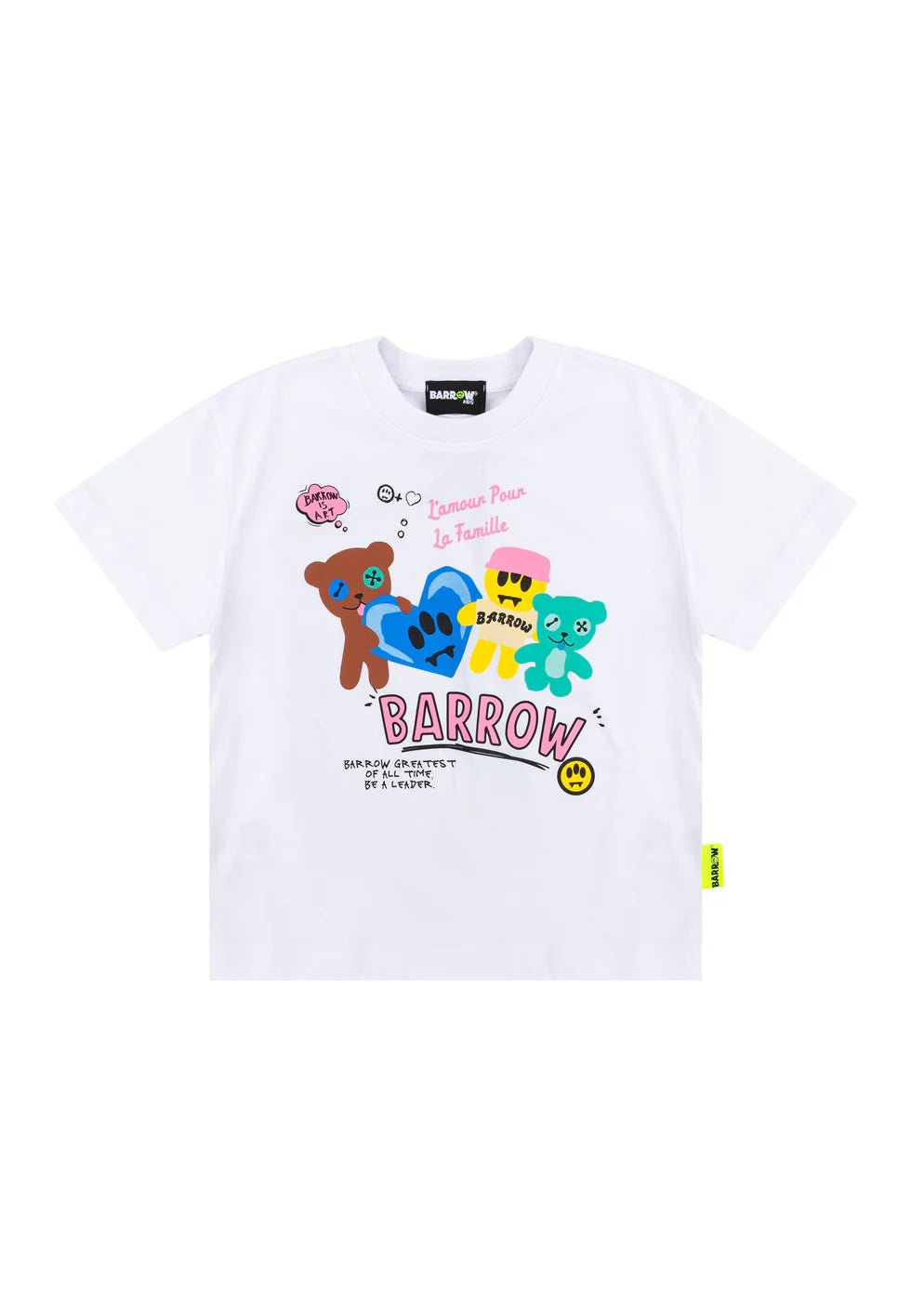 T - SHIRT BIANCA CON STMAPA BARROW - Angel Luxury