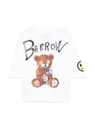 T - SHIRT BIANCA CROPPED BARROW - Angel Luxury