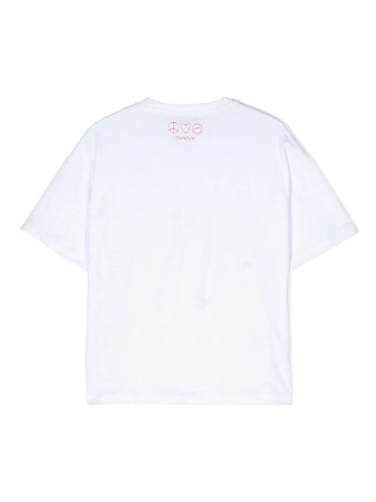T - SHIRT BIANCA DONDUP - Angel Luxury