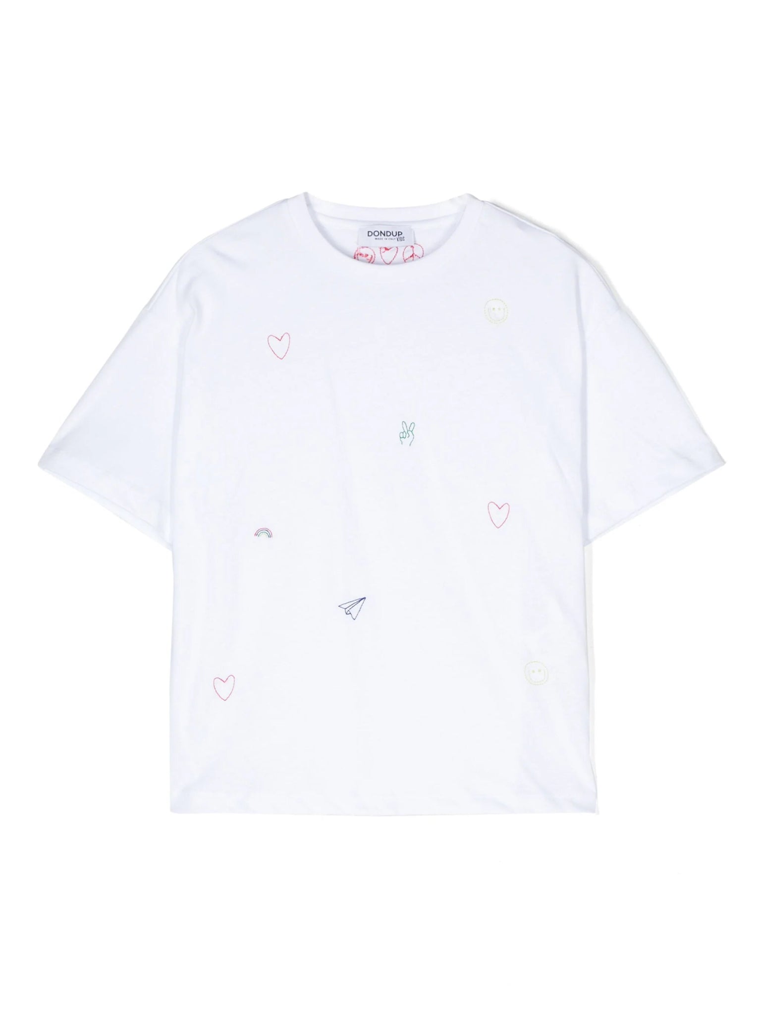 T - SHIRT BIANCA DONDUP - Angel Luxury