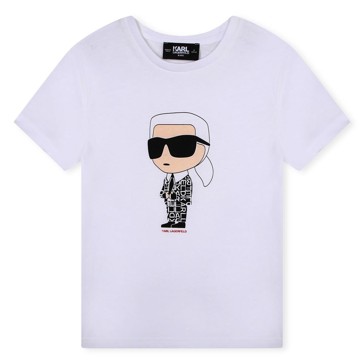 T - SHIRT BIANCA KARL LAGERFELD - Angel Luxury