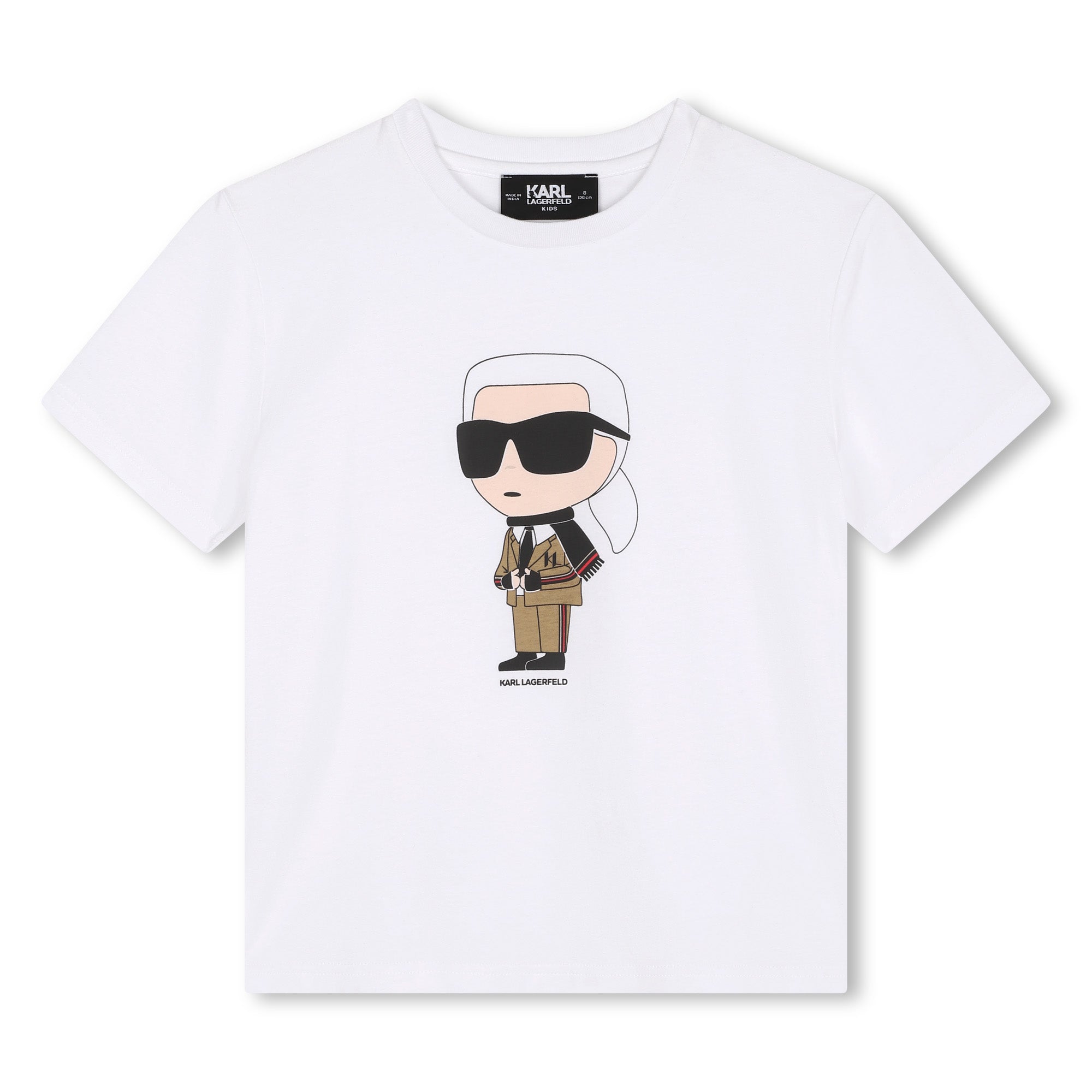 T - SHIRT BIANCA KARL LAGERFELD - Angel Luxury