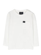 T - SHIRT BIANCA MANICA LUNGA FAY - Angel Luxury