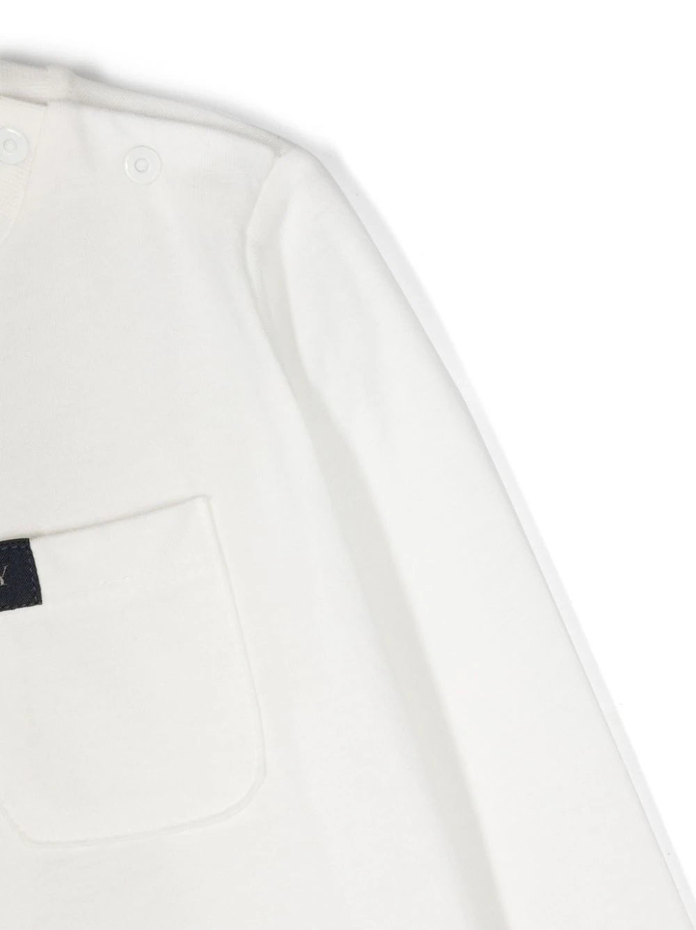 T - SHIRT BIANCA MANICA LUNGA FAY - Angel Luxury