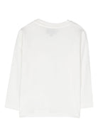 T - SHIRT BIANCA MANICA LUNGA FAY - Angel Luxury