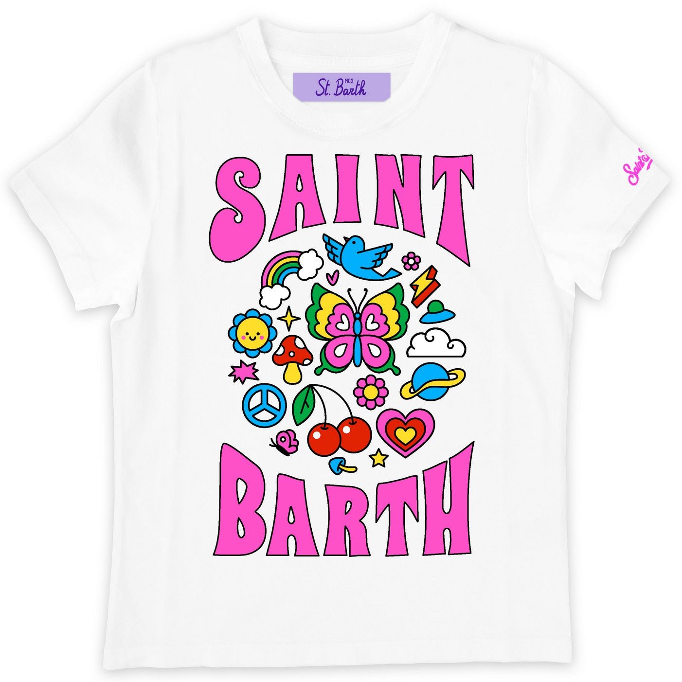 T - SHIRT BIANCA MC2 SAINT BARTH - Angel Luxury