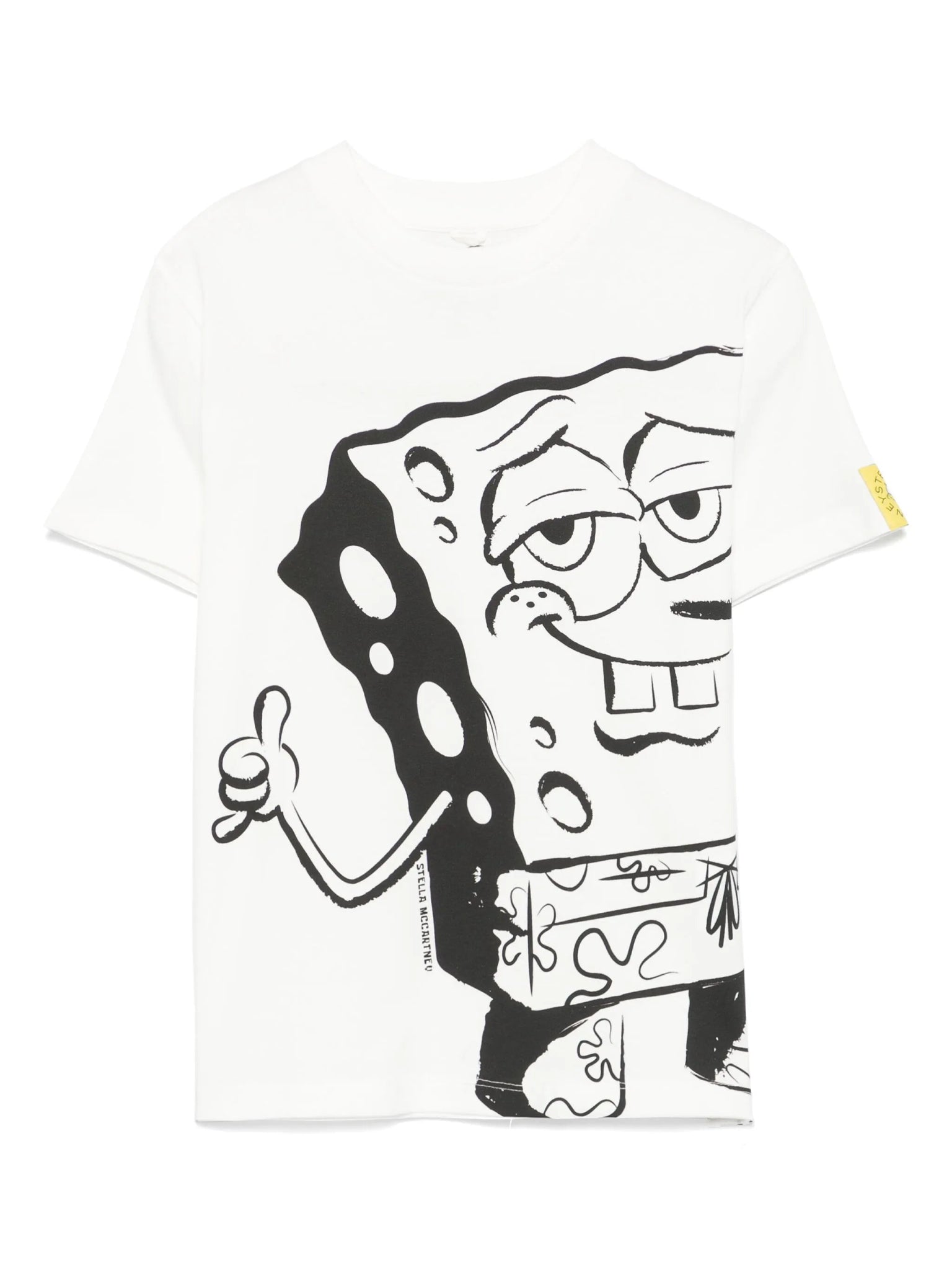 T - SHIRT BIANCA - NERA SPONGEBOB STELLA MCCARTNEY - Angel Luxury