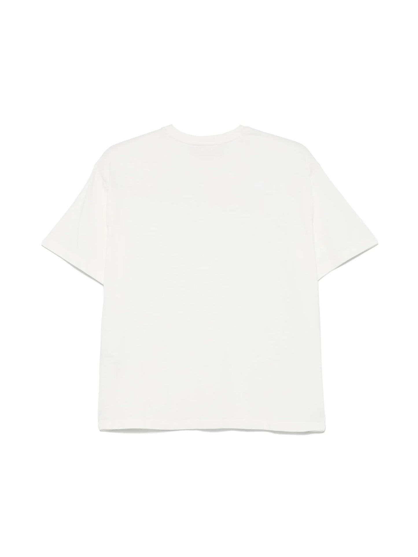 T - SHIRT BIANCA PER NEONATA CON LOGO RICAMATO ELISABETTA FRANCHI - Angel Luxury