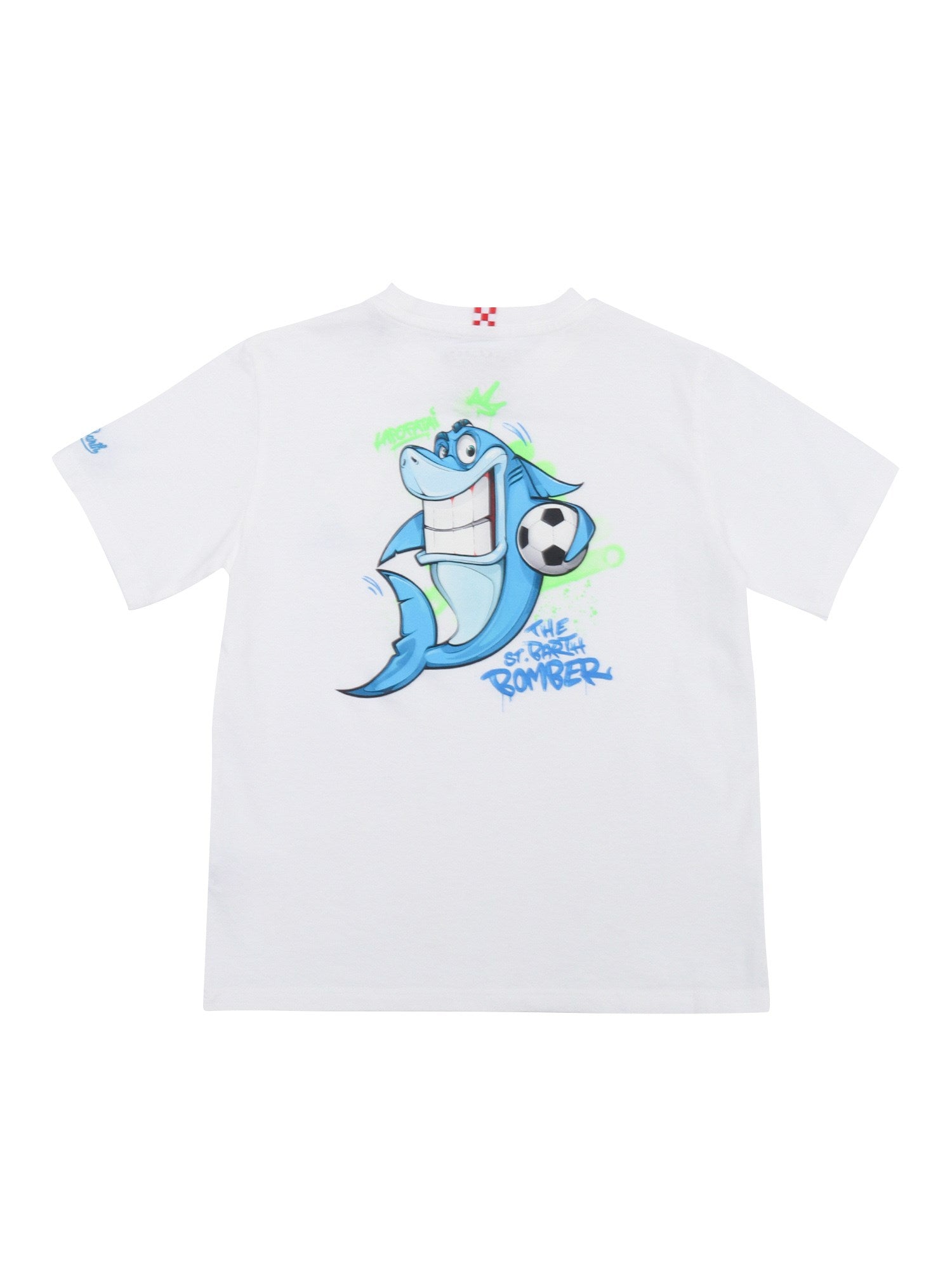 T - SHIRT BIANCA SHARK MC2 SAINT BARTH - Angel Luxury