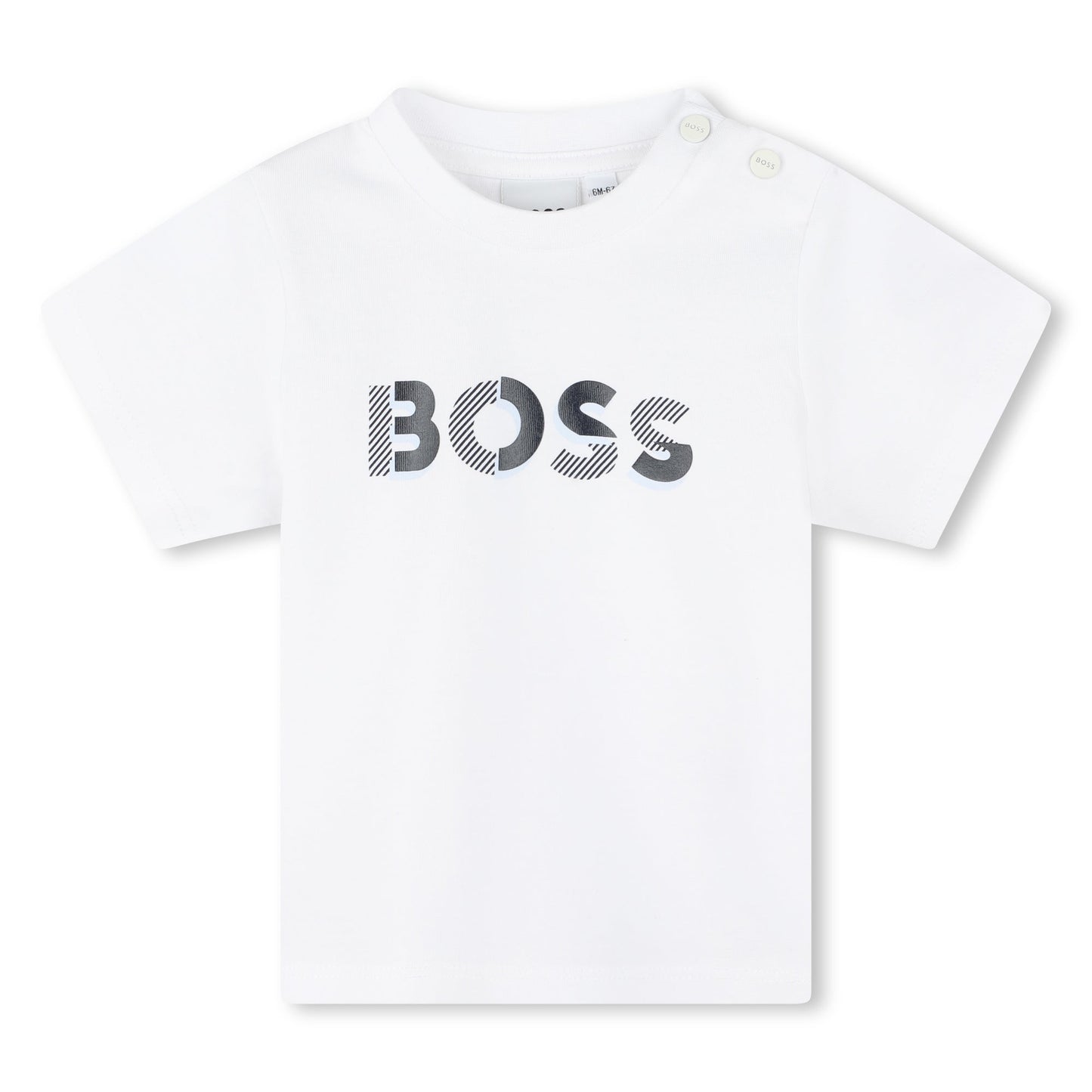 T - SHIRT BIANCA/BLU HUGO BOSS - Angel Luxury