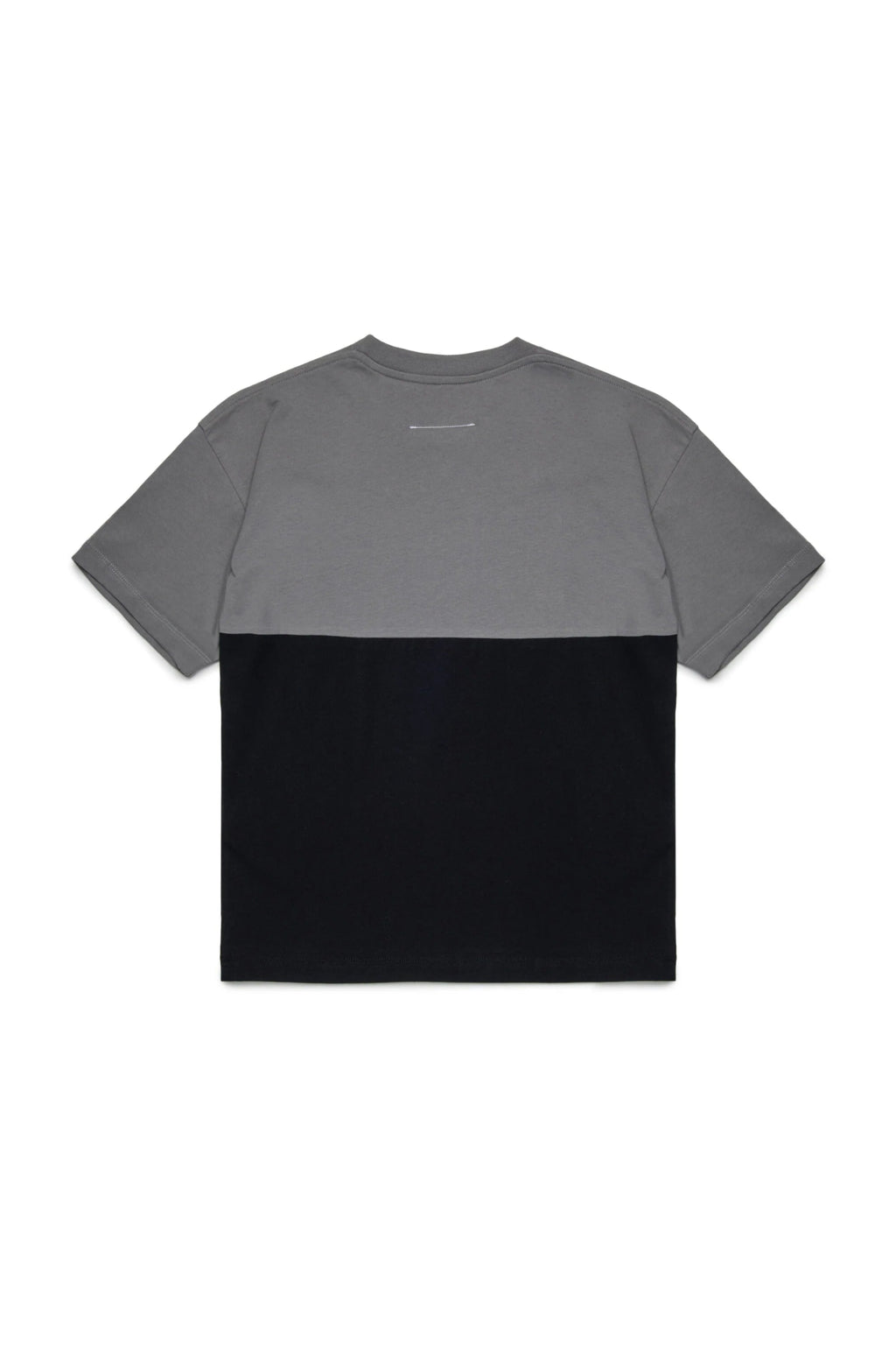 T - SHIRT BICOLORE GRIGIA/NERA MAISON MARGIELA - Angel Luxury