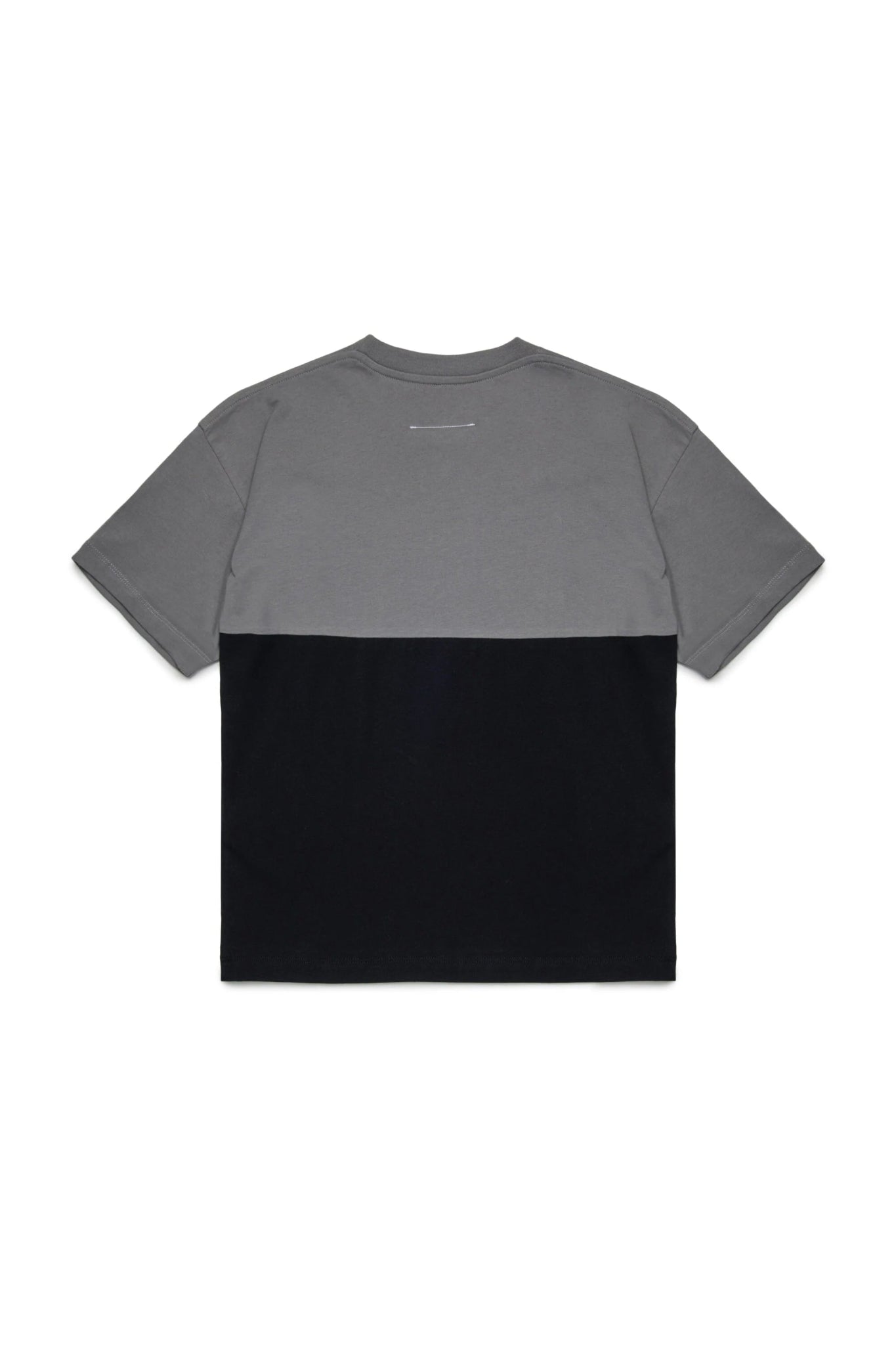 T - SHIRT BICOLORE GRIGIA/NERA MAISON MARGIELA - Angel Luxury