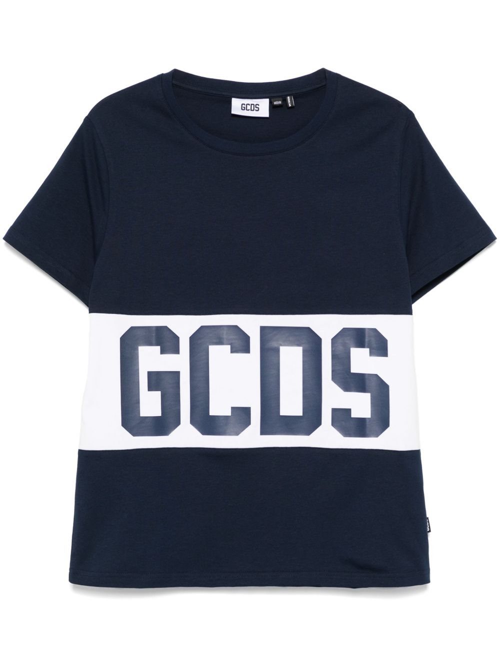 T - SHIRT BLU CON LOGO BLU GCDS - Angel Luxury