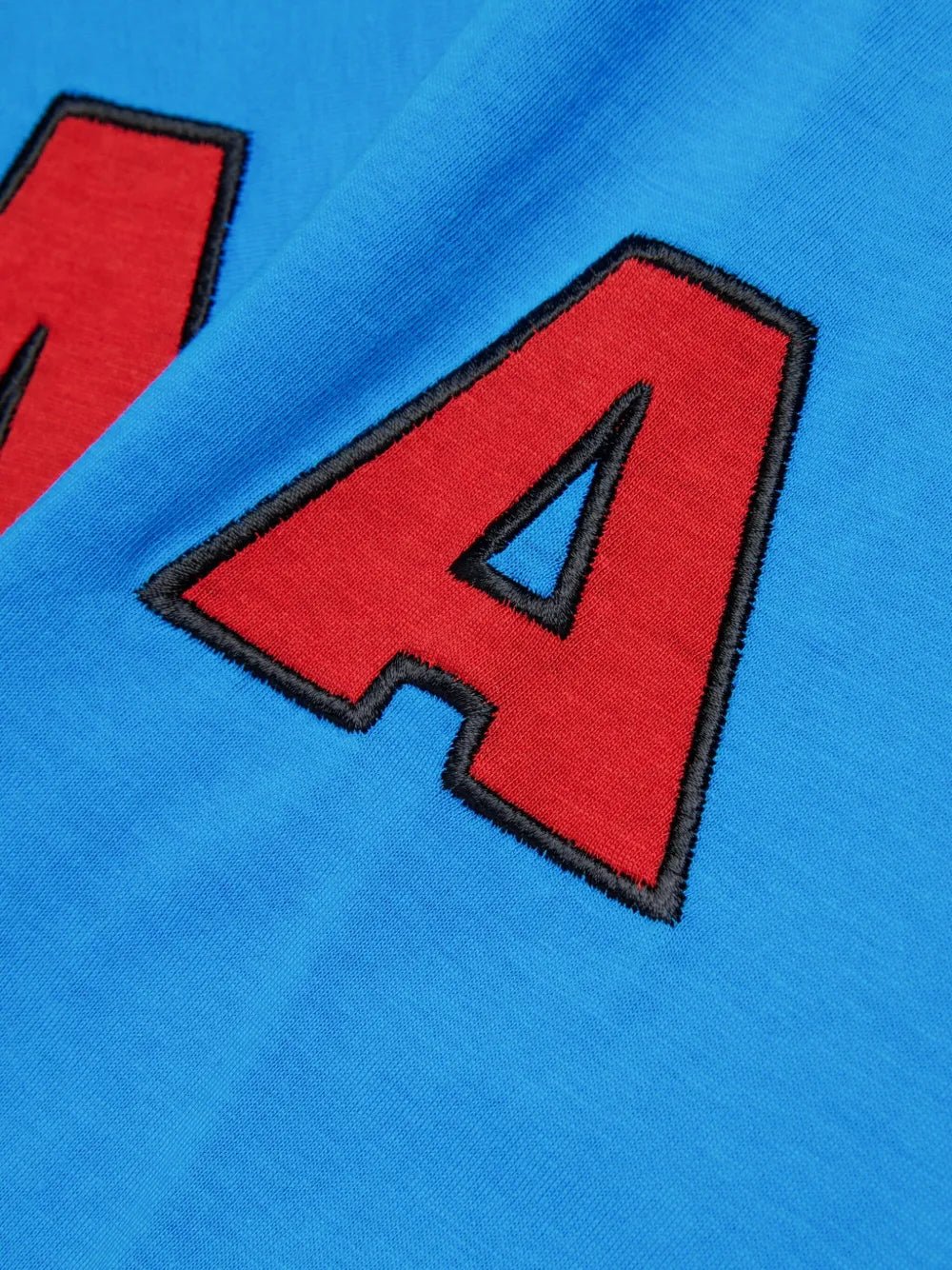 T - SHIRT BLU CON LOGO ROSSO MARNI - Angel Luxury