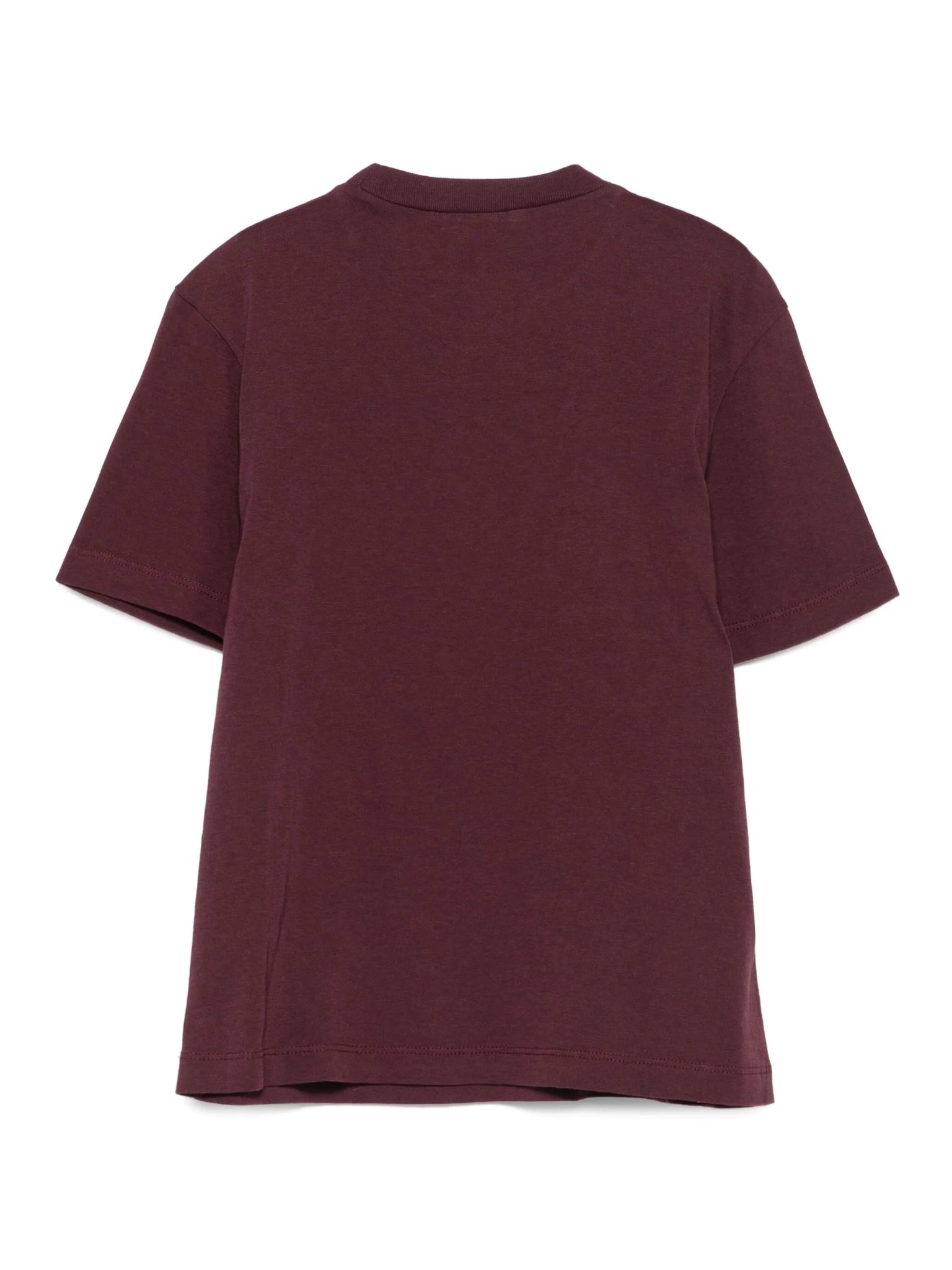 T - SHIRT BORDEAUX CON LOGO NERO MARNI - Angel Luxury