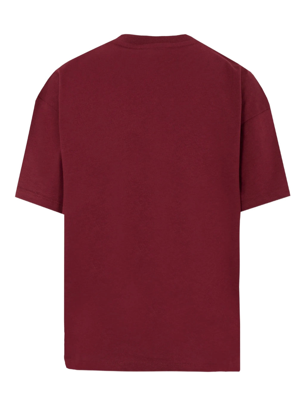 T - SHIRT BORDEAUX CON STAMPA MSGM - Angel Luxury