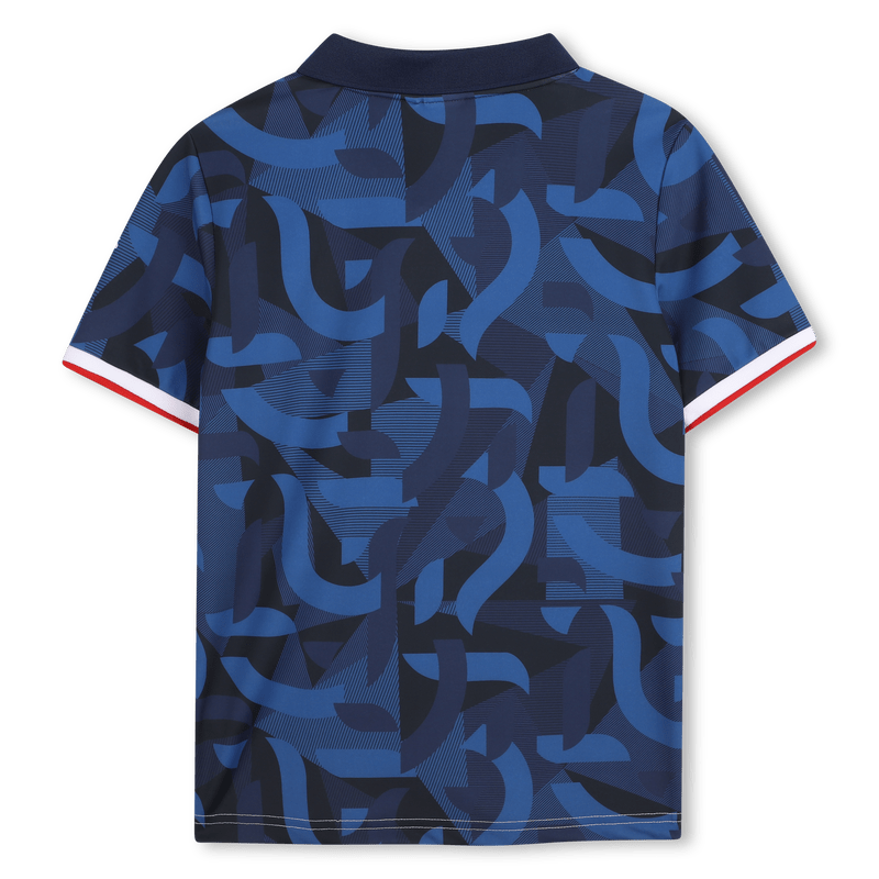 T - SHIRT CALCISTICA DELLA "FRA" BIANCA E BLU CON LOGO BOSS - Angel Luxury