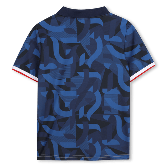 T - SHIRT CALCISTICA DELLA "FRA" BIANCA E BLU CON LOGO BOSS - Angel Luxury