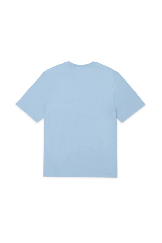 T - SHIRT CELESTE CON LOGO BIANCO DSQ2 DI DSQUARED2 - Angel Luxury