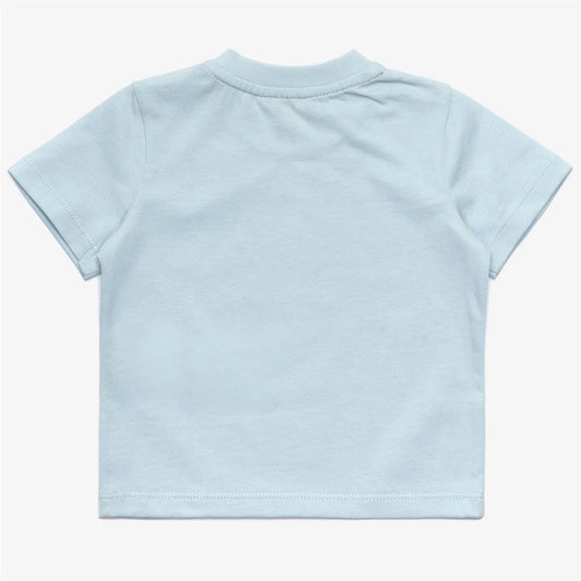 T - SHIRT CELESTE CON LOGO IN GOMMA K - WAY - Angel Luxury
