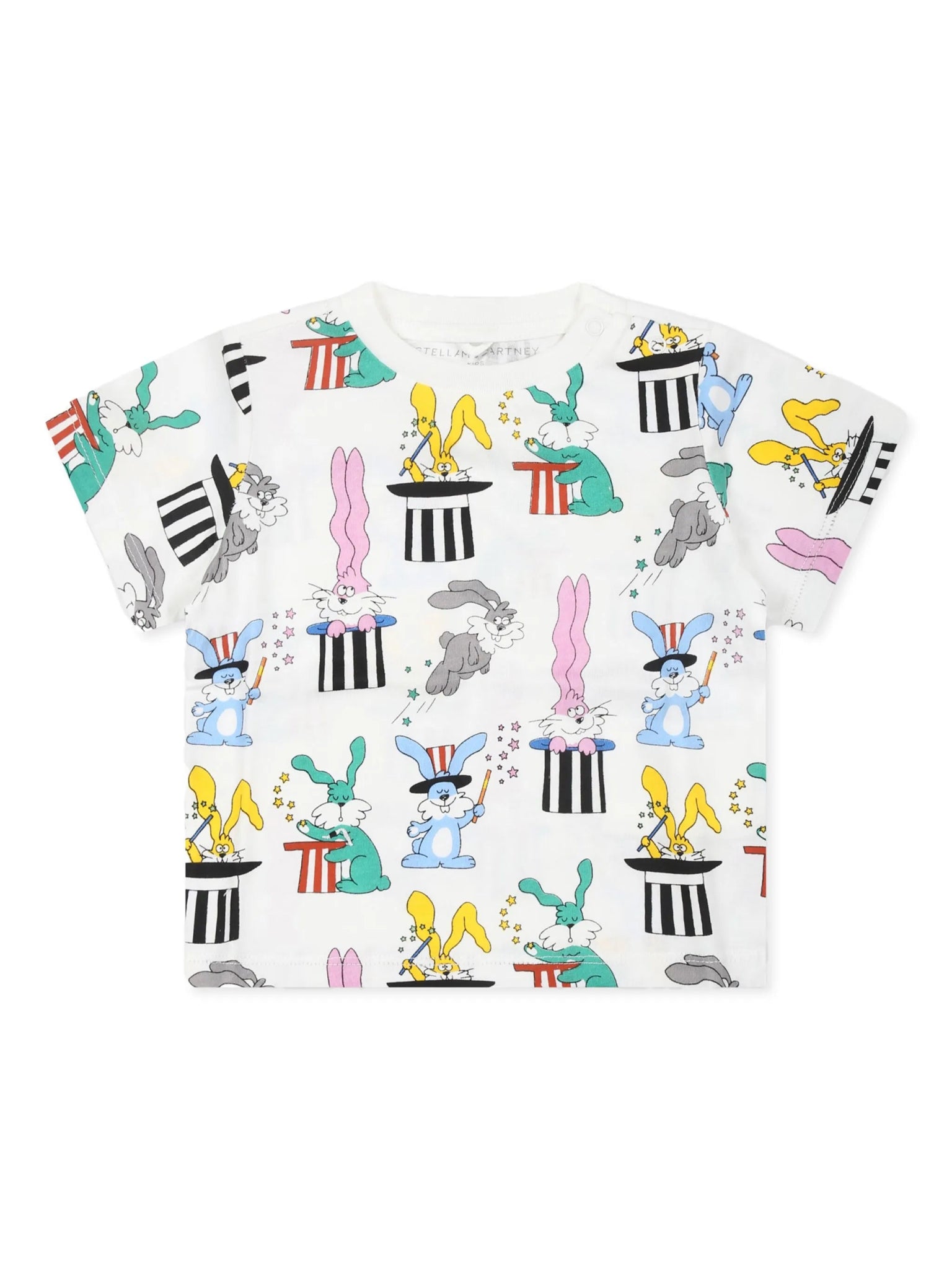 T - SHIRT CON FANTASIA DEL CONIGLIO MAGO STELLA MCCARTNEY - Angel Luxury