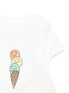 T - SHIRT CON FANTASIA DEL CONO GELATO STELLA MCCARTNEY - Angel Luxury