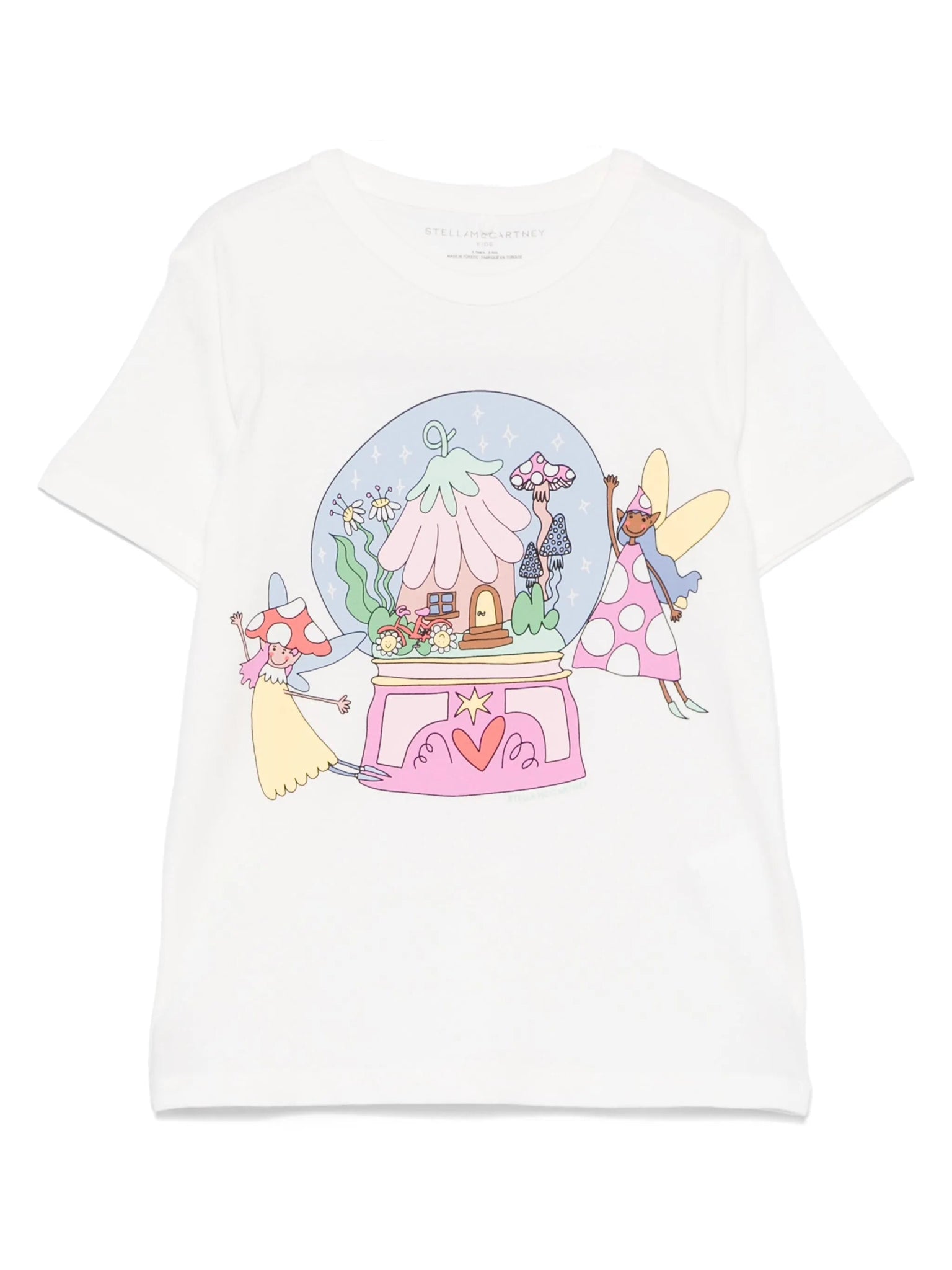 T - SHIRT CON FATE BIANCA STELLA MCCRTANEY - Angel Luxury