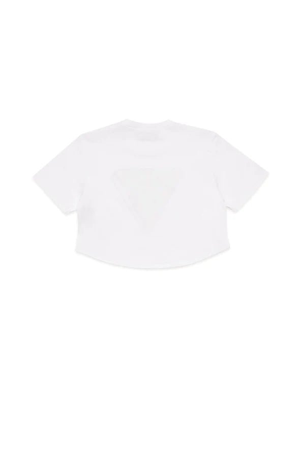 T - SHIRT CON GRAFICA TRIANGOLARE LOGO DSQ2 - Angel Luxury