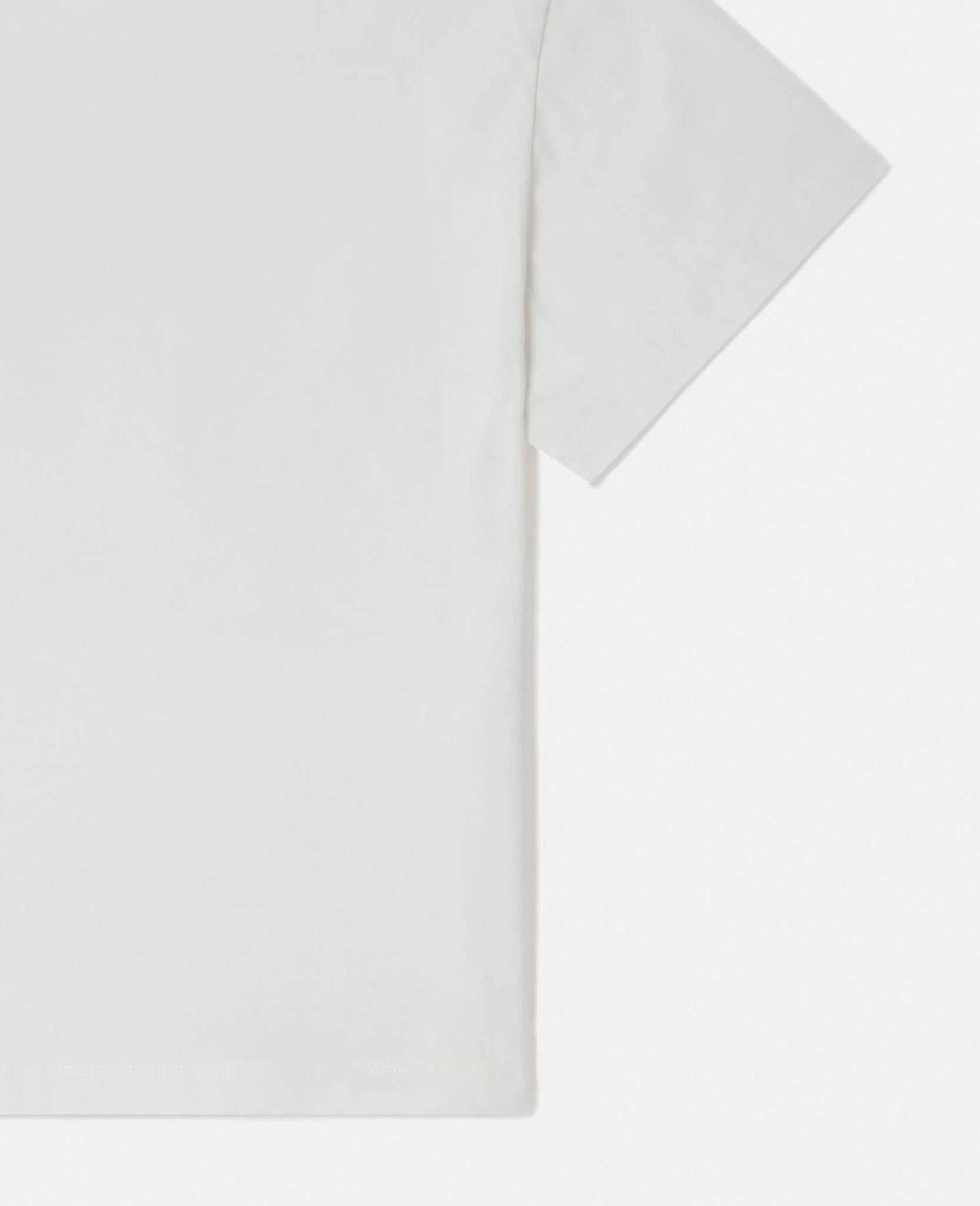 T - SHIRT CON LOGO BIANCO - VERDE STELLA MCCARTNEY - Angel Luxury