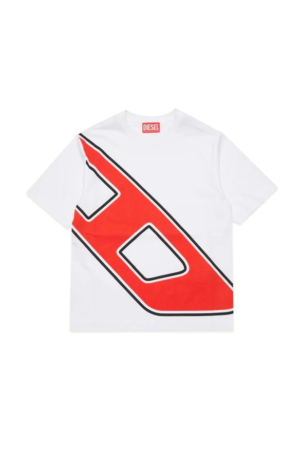 T - SHIRT CON LOGO MACRO D DIESEL - Angel Luxury
