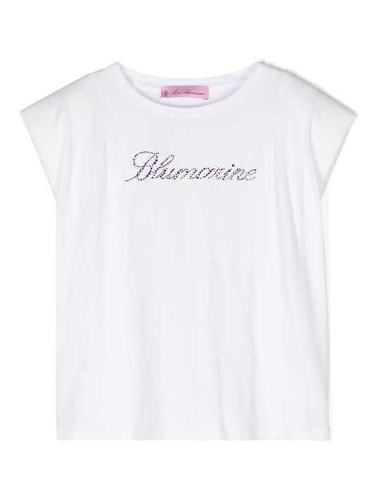 T - SHIRT CON LOGO MISS BLUMARINE - Angel Luxury